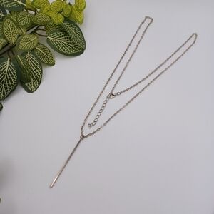 Silver Bar Necklace